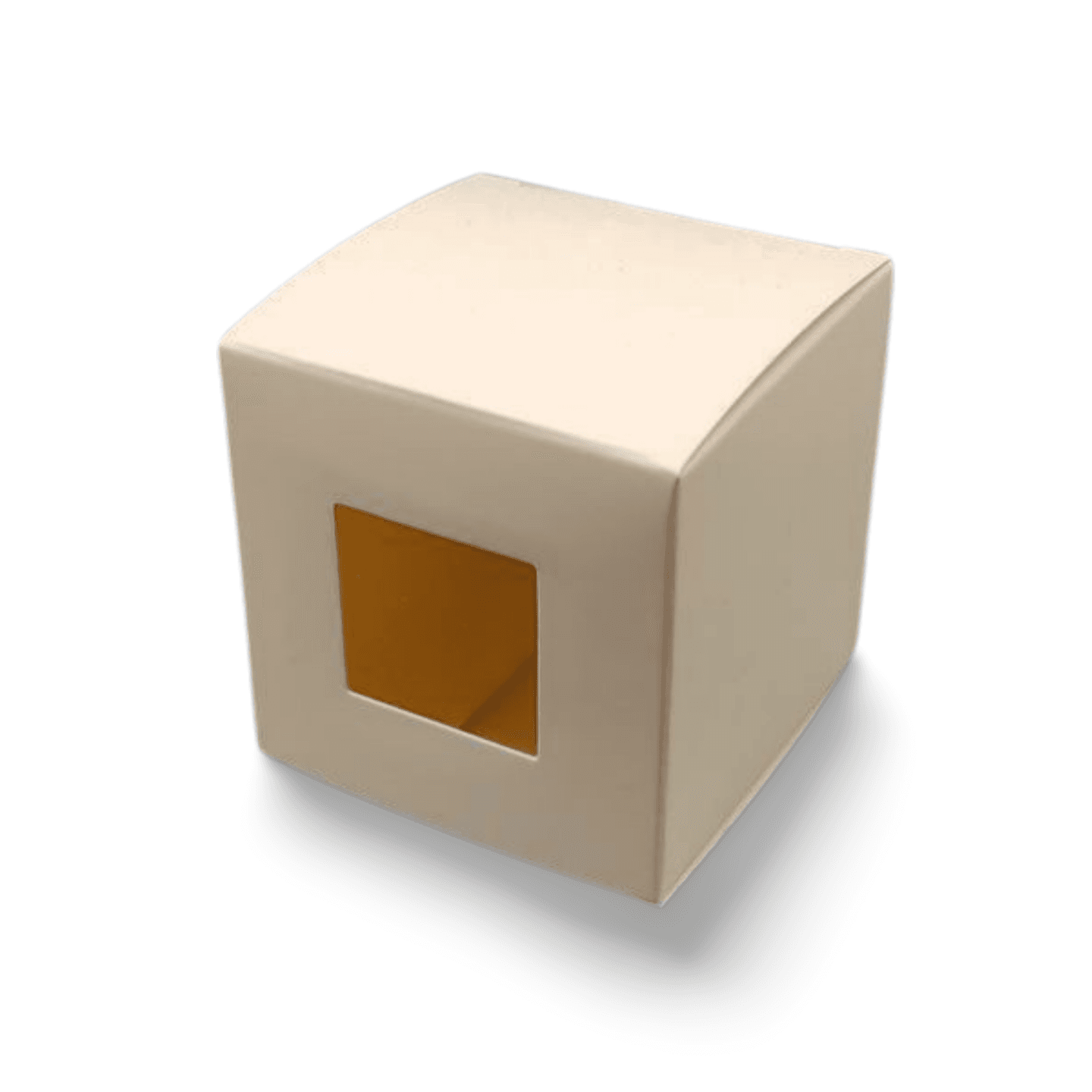 Cutie carton alb cu display 4x4x4 cm