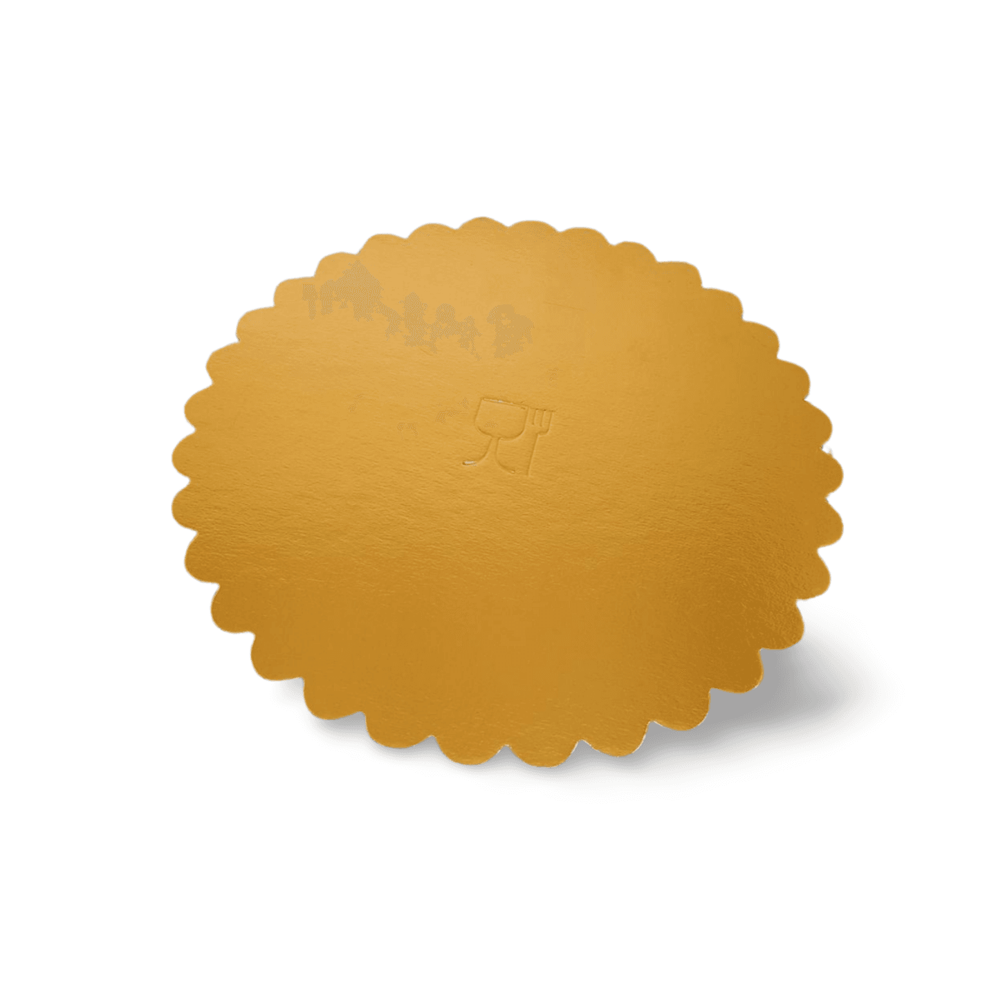 Disc carton auriu 28 cm